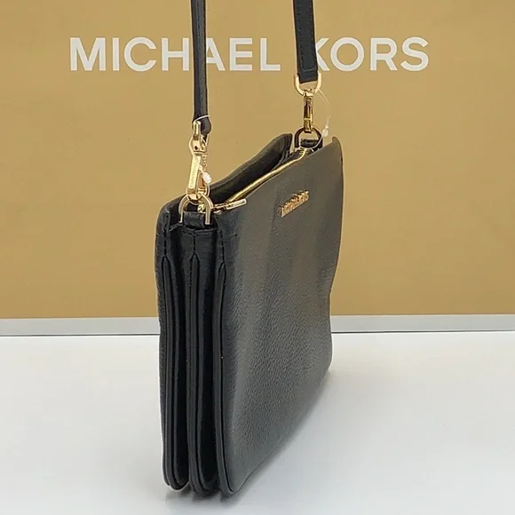 MICHAEL KORS LARGE TRIPLE XBODY BAG BLACK COLOR - Picture 11 of 16